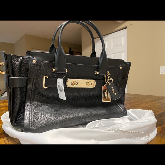 Black/gold coach purse nwt - Picture 3 of 7